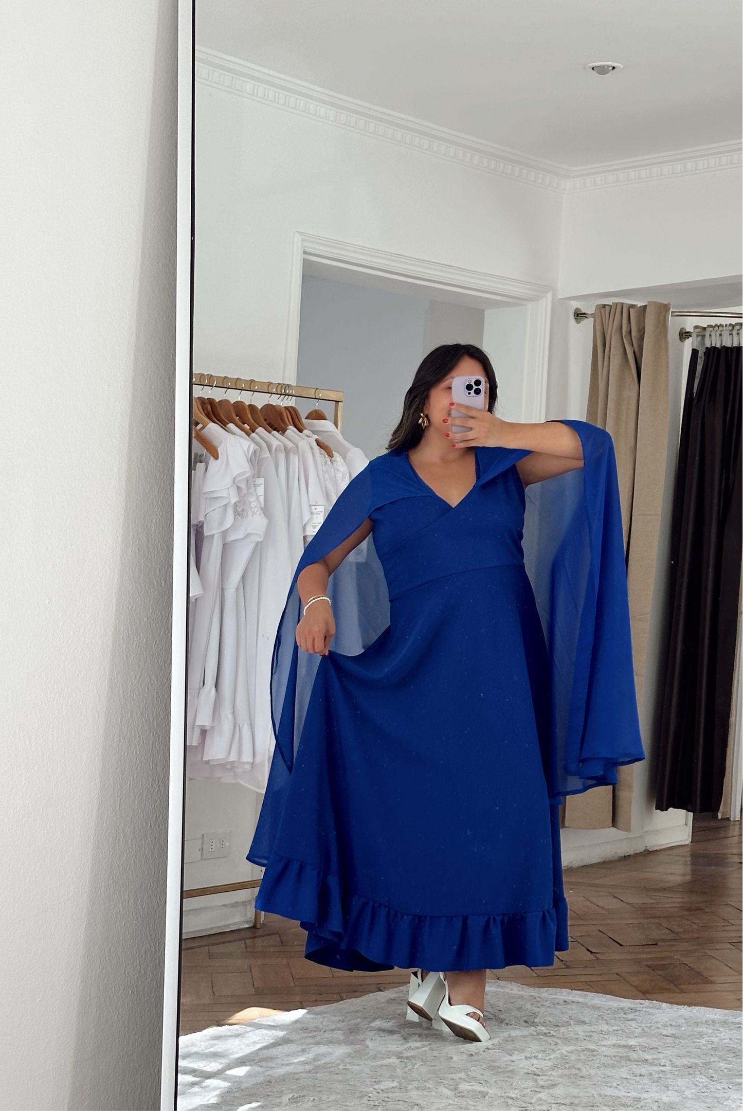 Vestido Aurelia Midi Tela Sofía