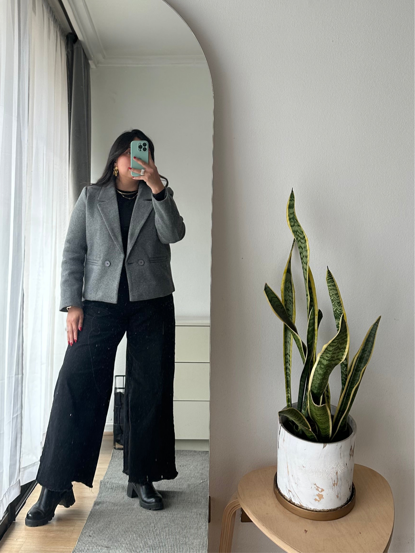 Blazer Tela Paño Charlotte