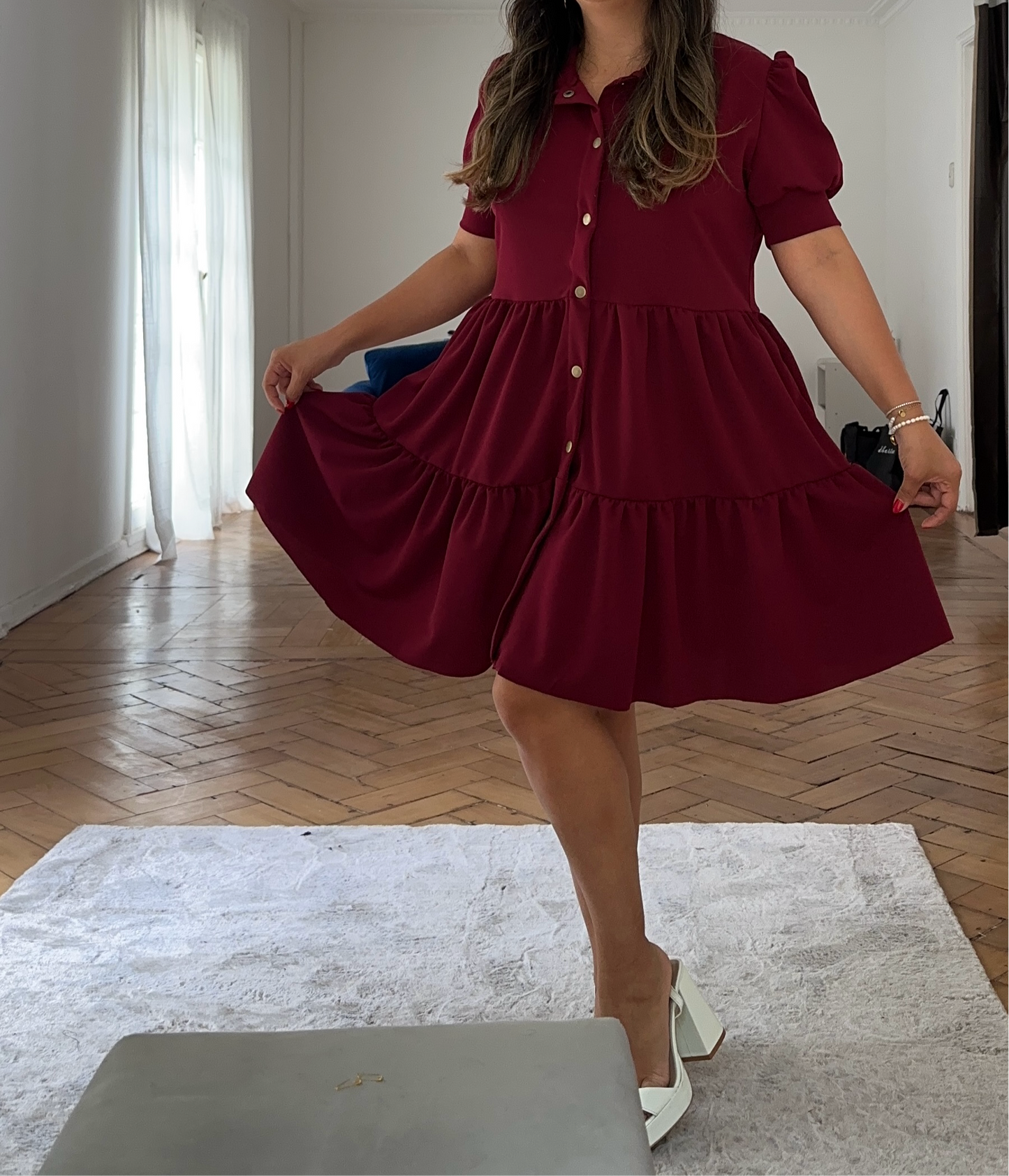 Vestido Adelle Tela Scuba