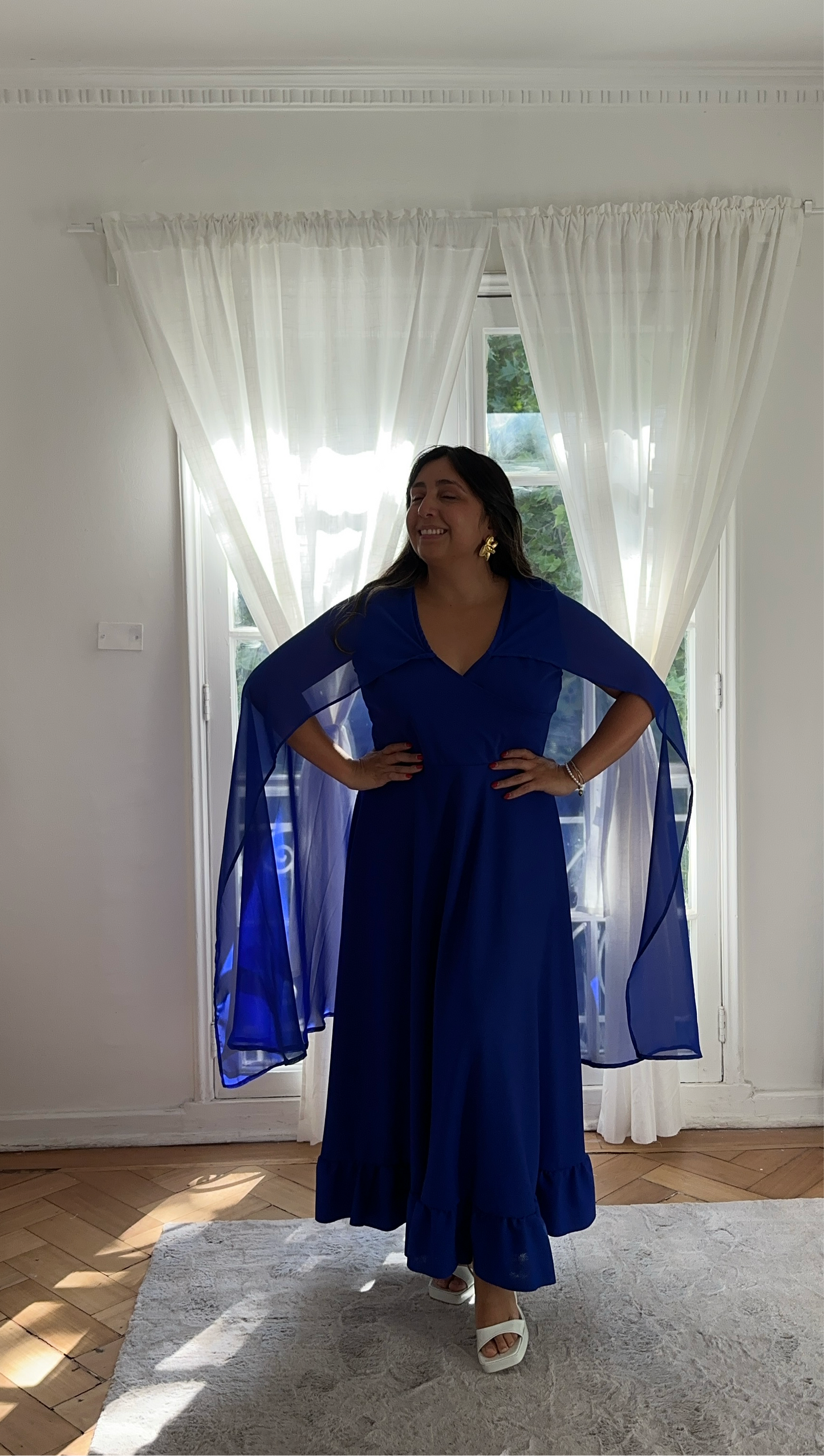 Vestido Aurelia Midi Tela Sofía