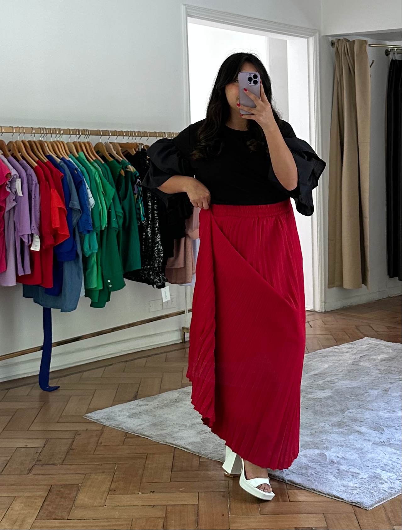 Falda Plisada Paris