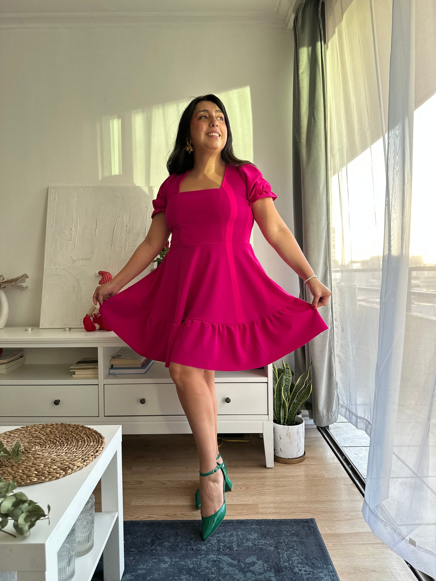 Vestido Romina Versión 2 Tela Scuba