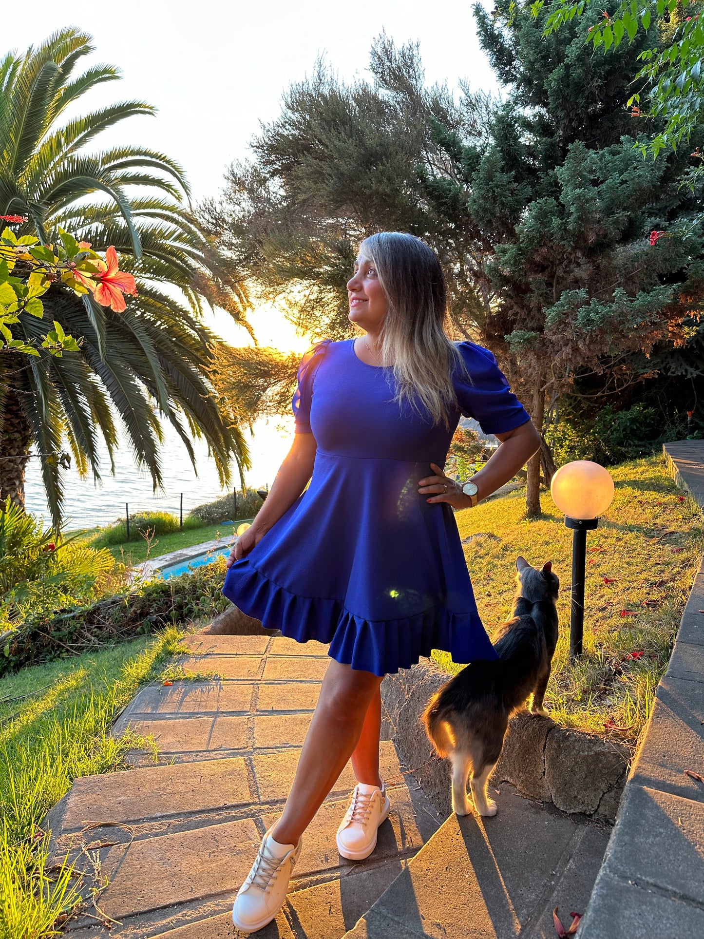 Vestido Lorena Vuelos Gasa Corta