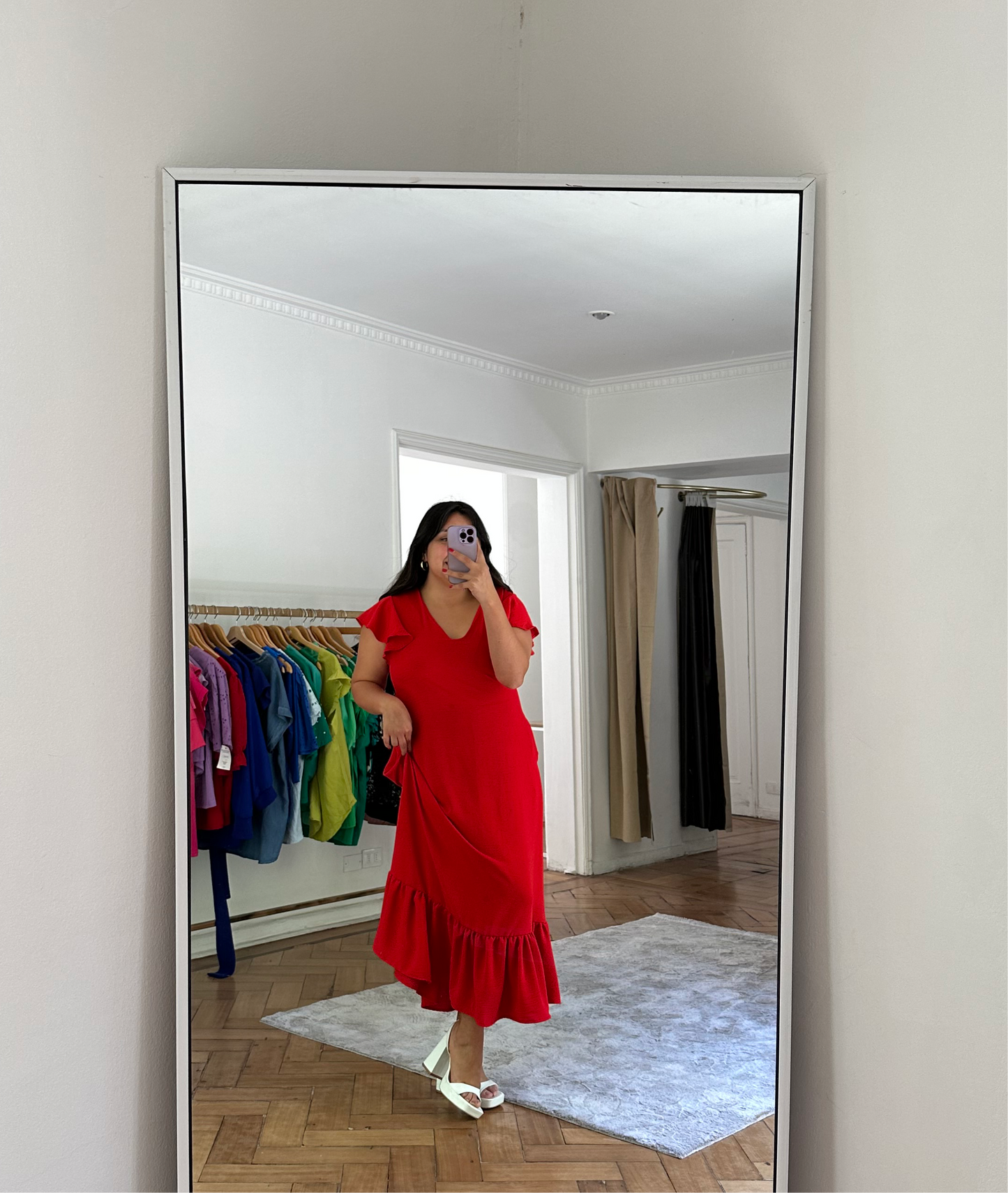 Vestido Ayda Vuelos Tela Cey