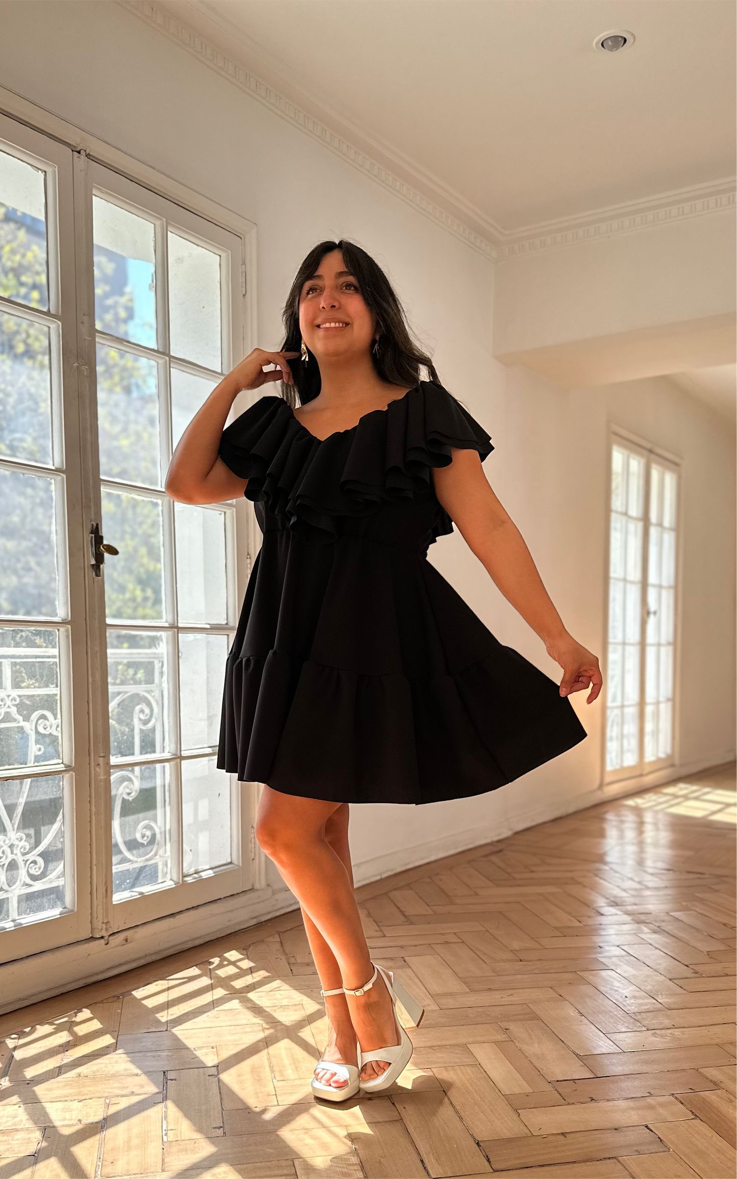 Vestido Paulina Tela Scuba