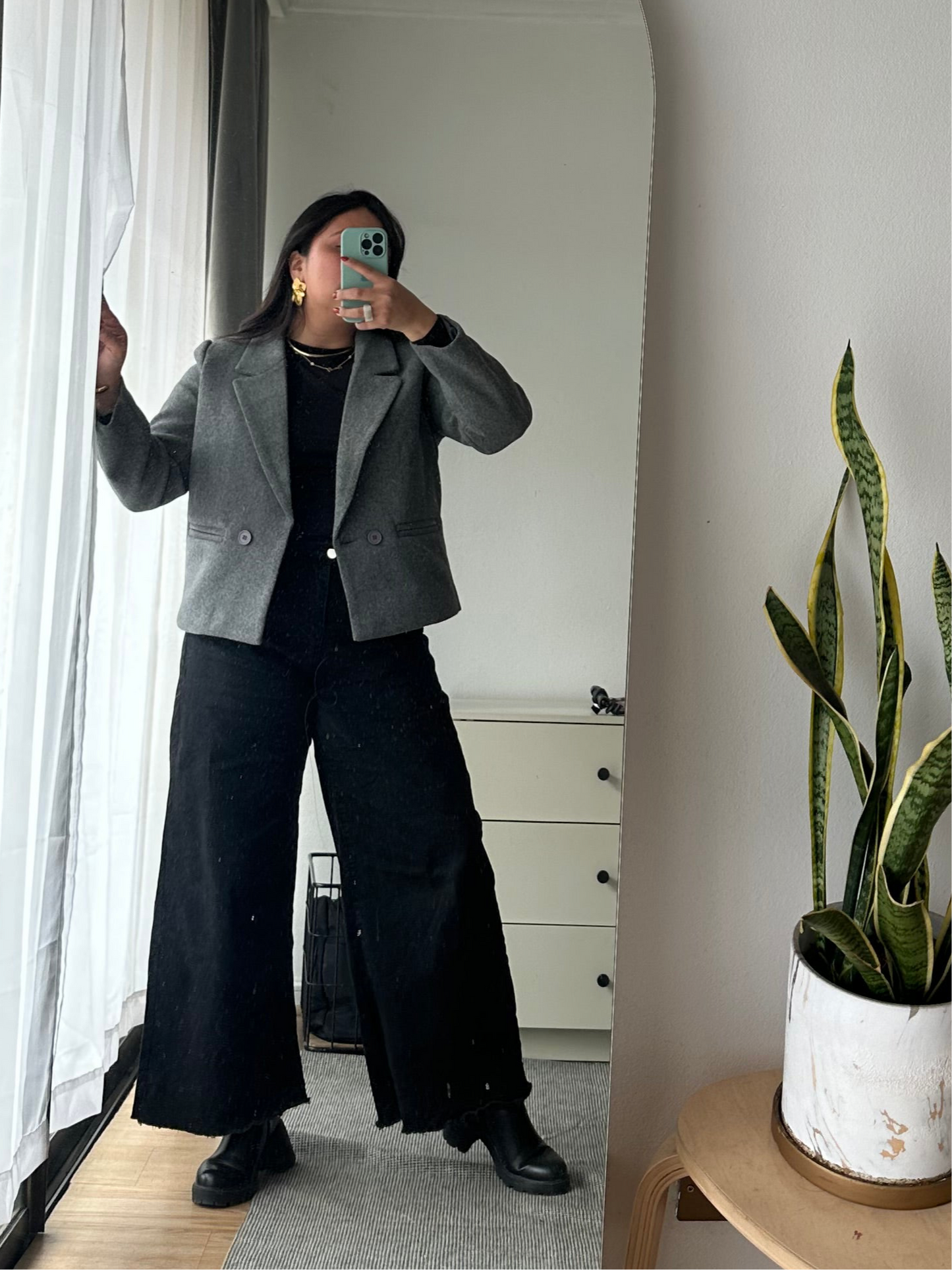 Blazer Tela Paño Charlotte