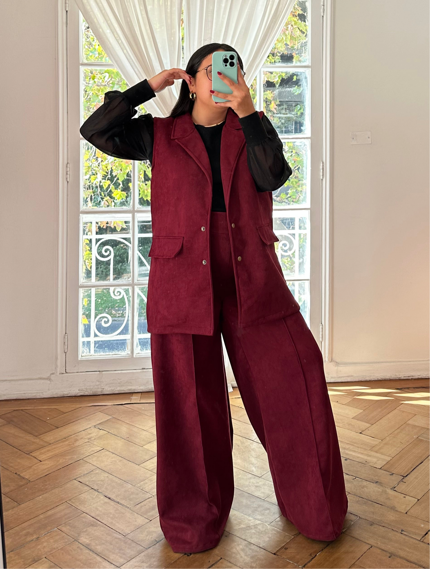 Blazer Almendra Sin Manga Agamuzado