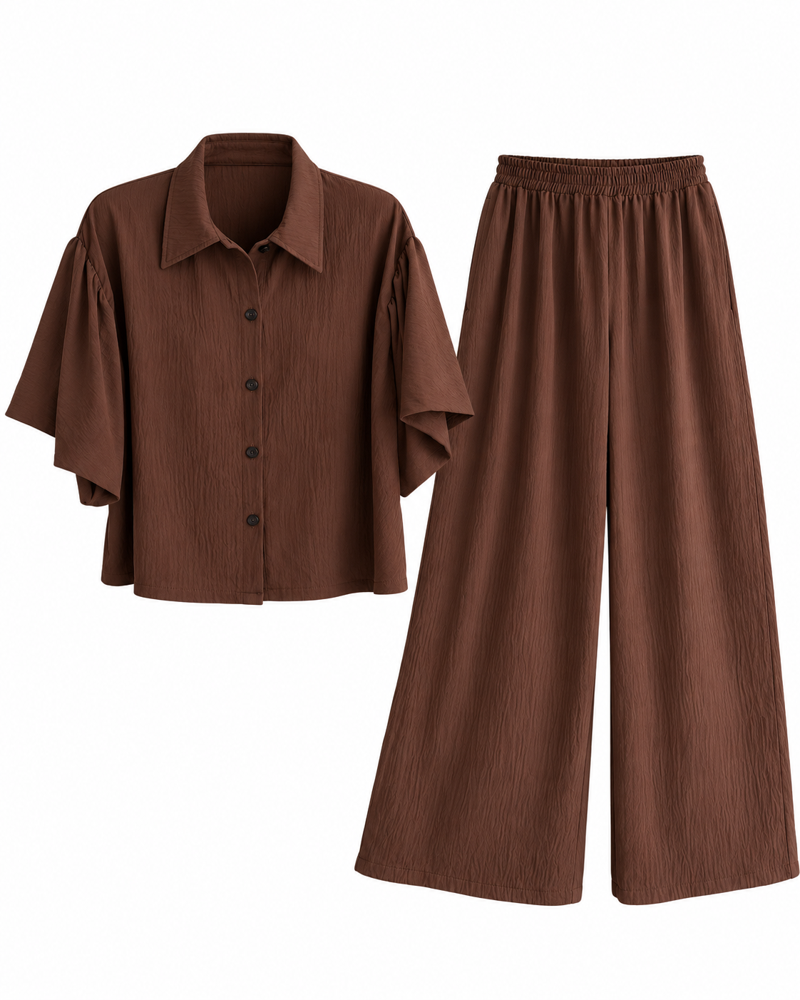 Conjunto Kiara Manga Corta Tela Cey