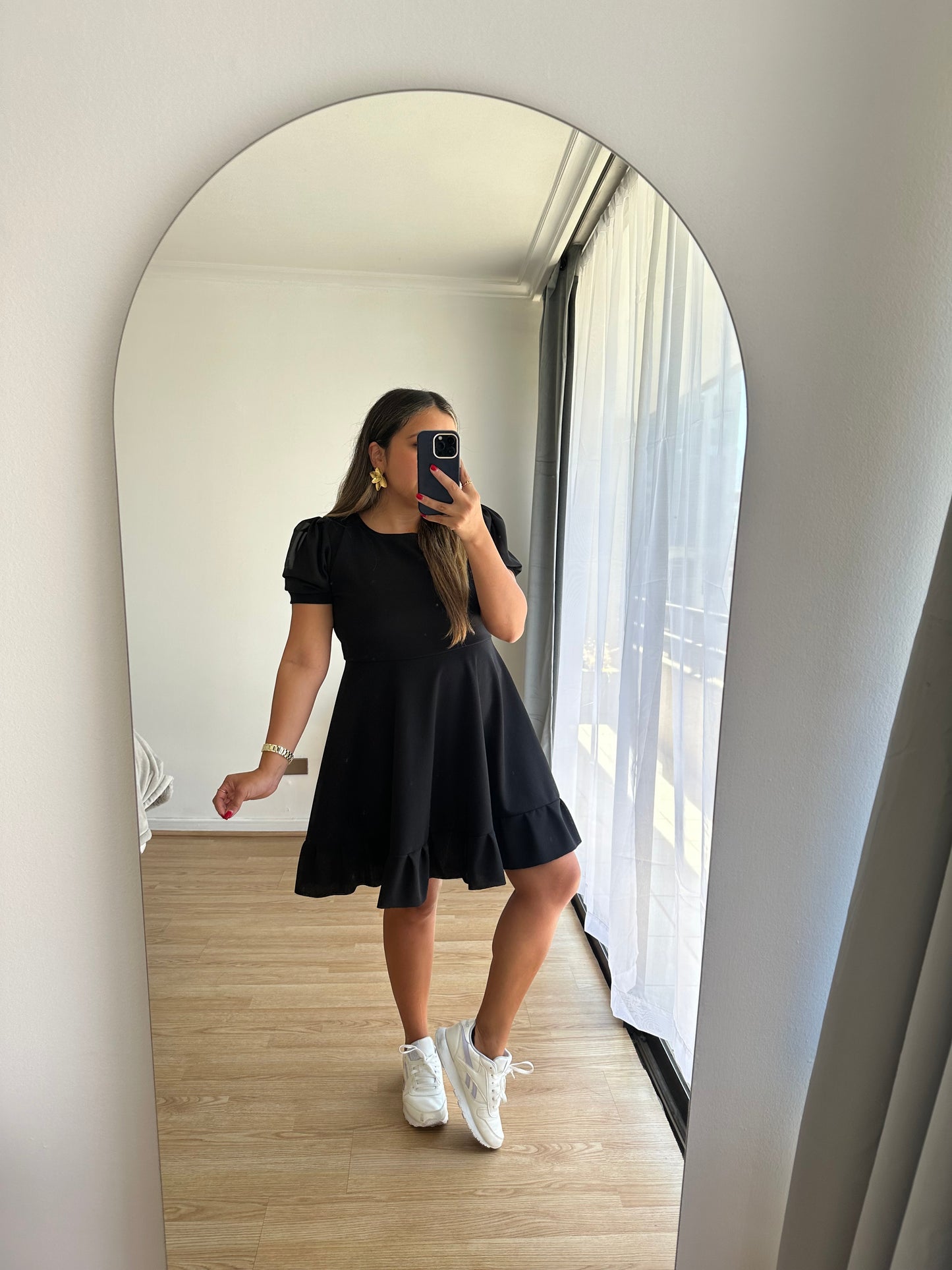 Vestido Lorena Vuelos Gasa Corta