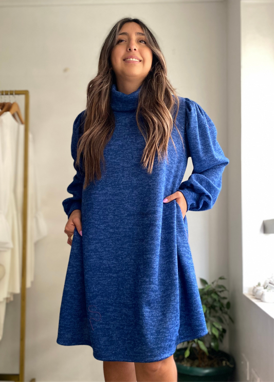 Vestido Amanda lanilla Jaspeado Clásico