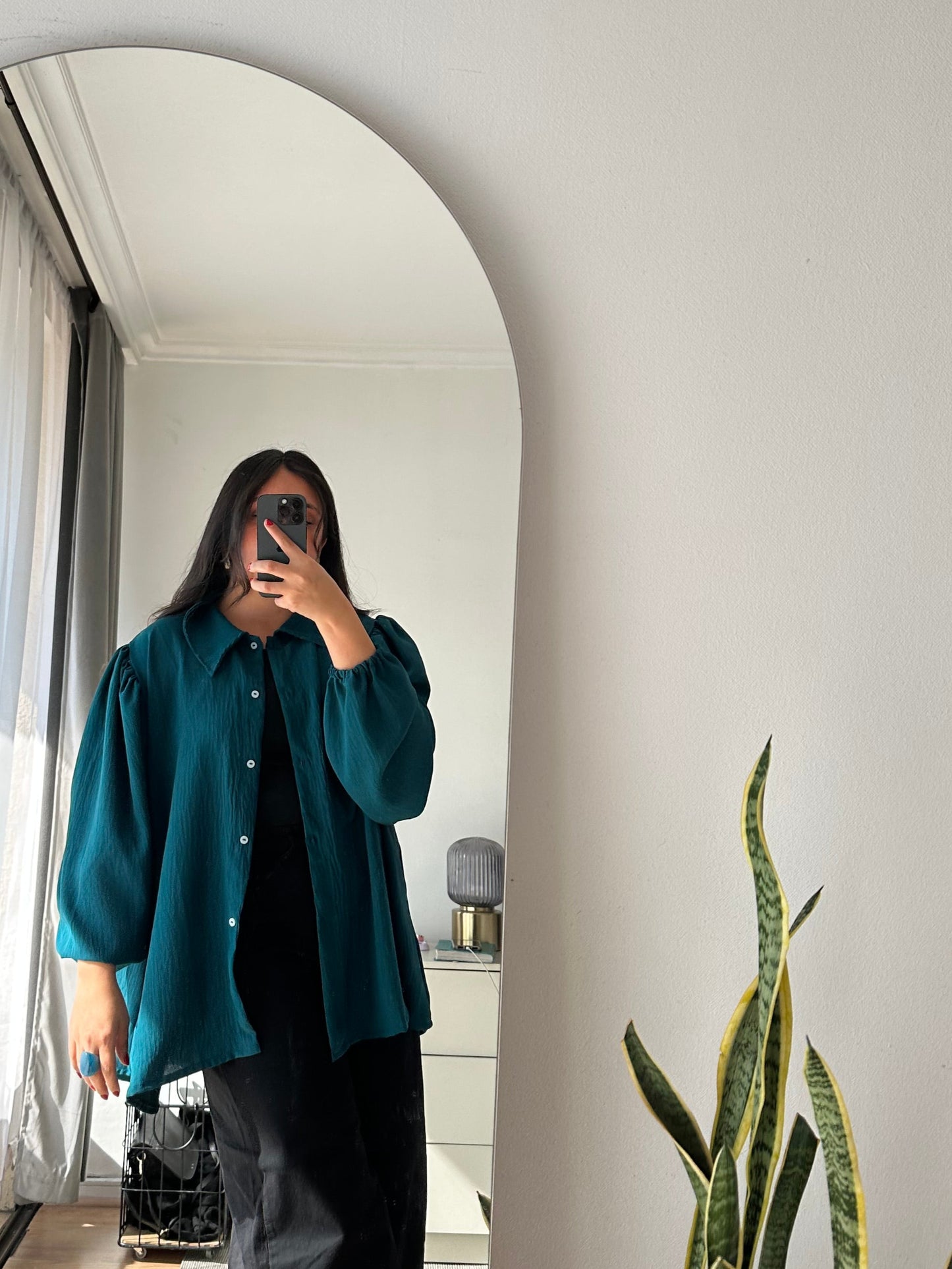Camisa Sary Oversize Tela Cey
