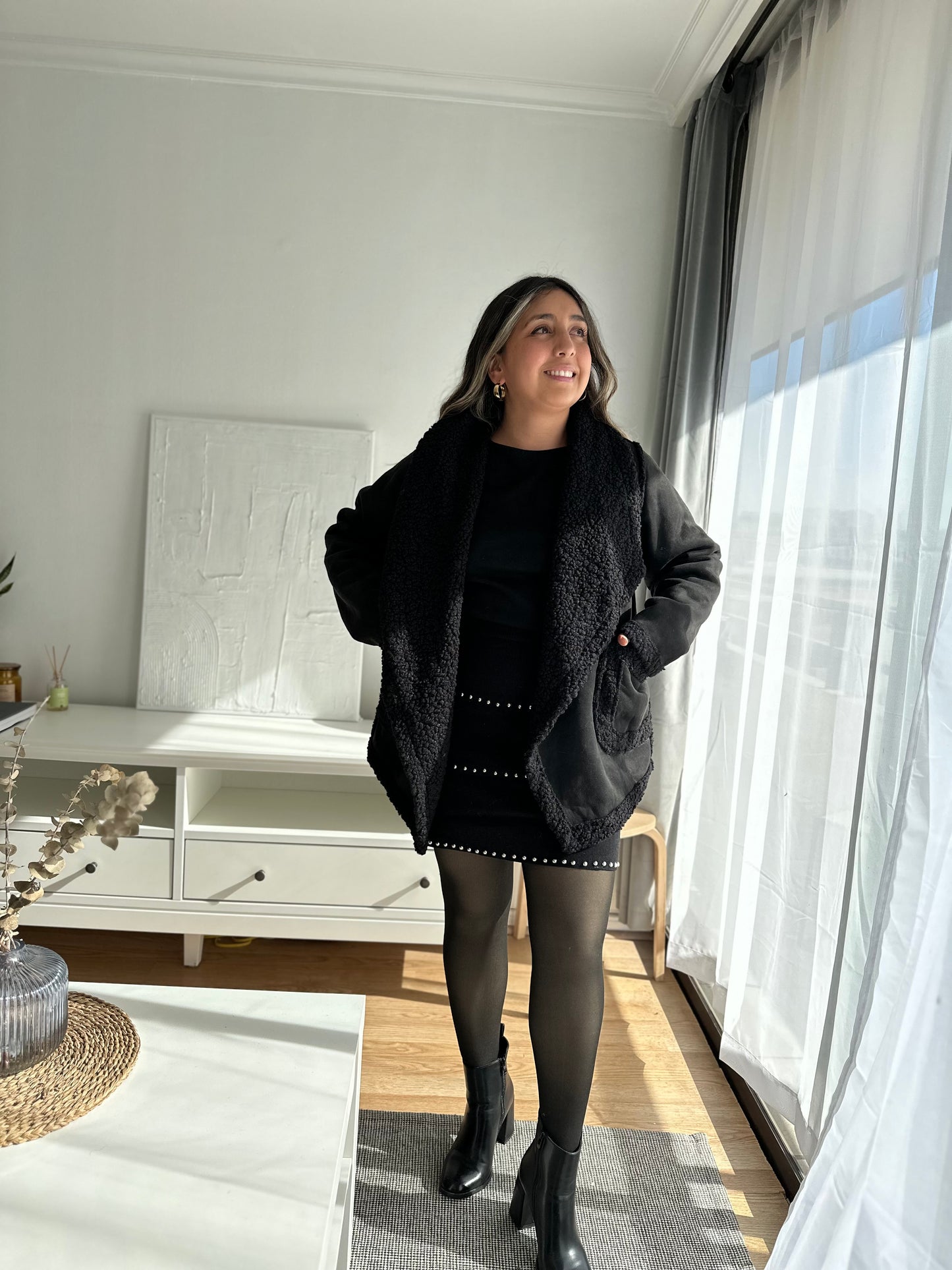 Chaqueta Corderito Agamuzada