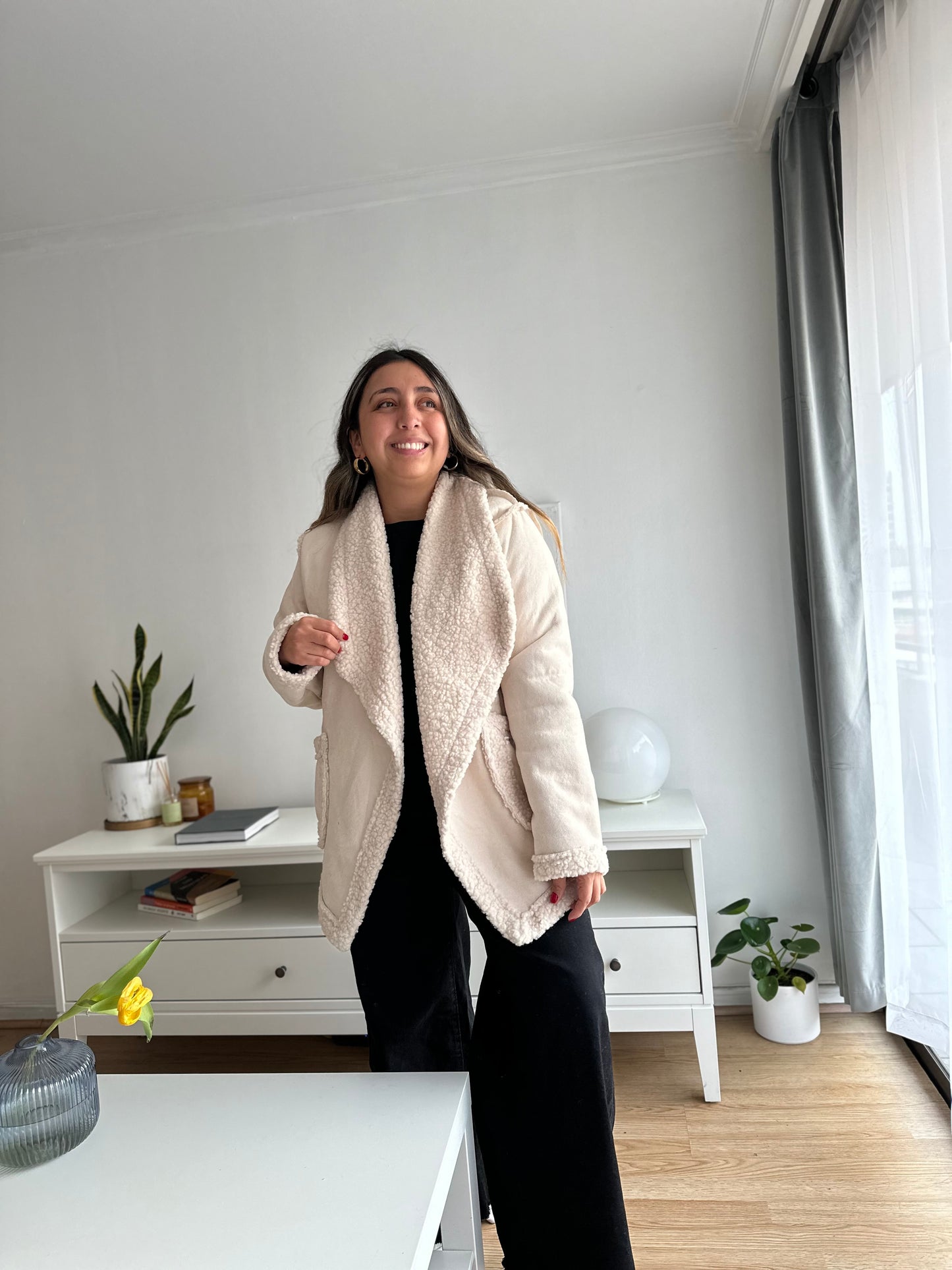Chaqueta Corderito Agamuzada