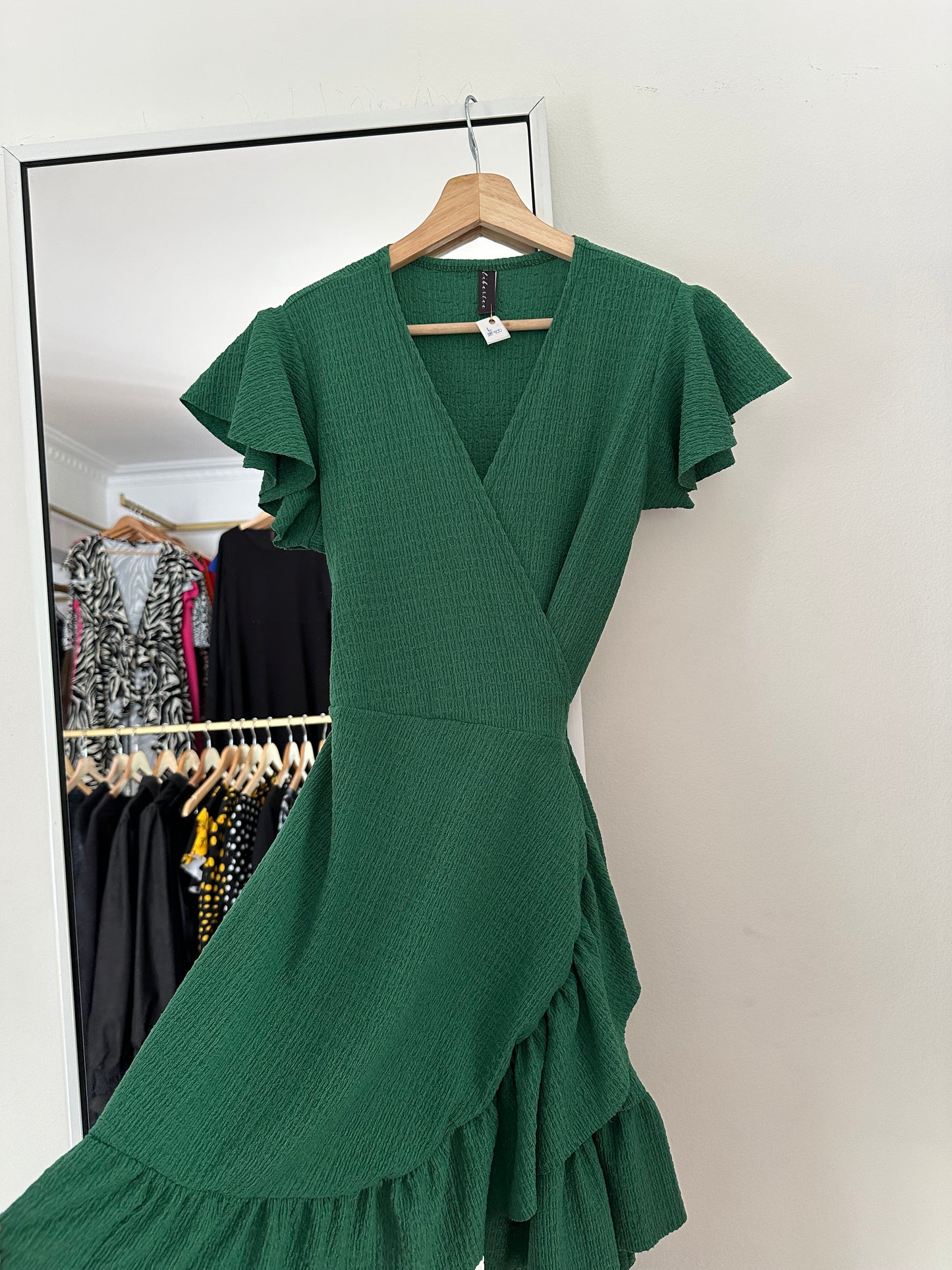 Vestido Maciel Manga Vuelos Tela Bambula
