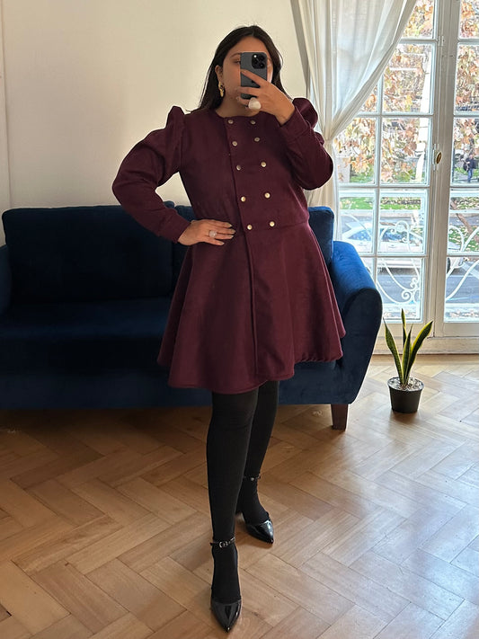 Vestido Valeska Agamuzado