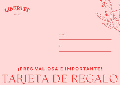Tarjeta De Regalo Libertee