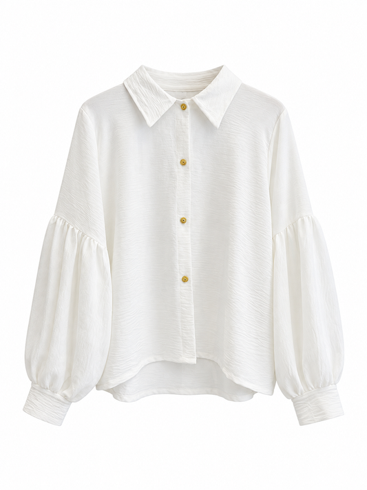 Camisa Geraldine Tela Cey Manga Larga