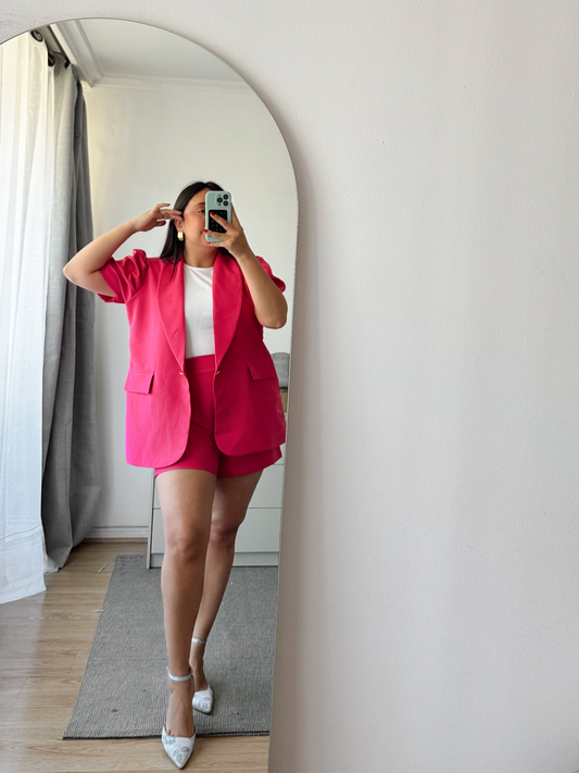 Conjunto Siena Sastrero Tela Gabardina Short