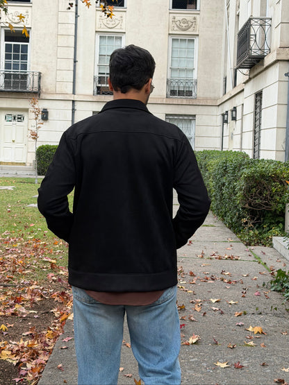 Chaqueta Sebastian Tela Agamuzada Manga Larga Hombre