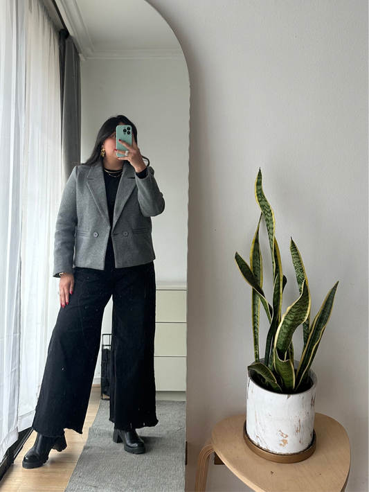 Blazer Tela Paño Charlotte