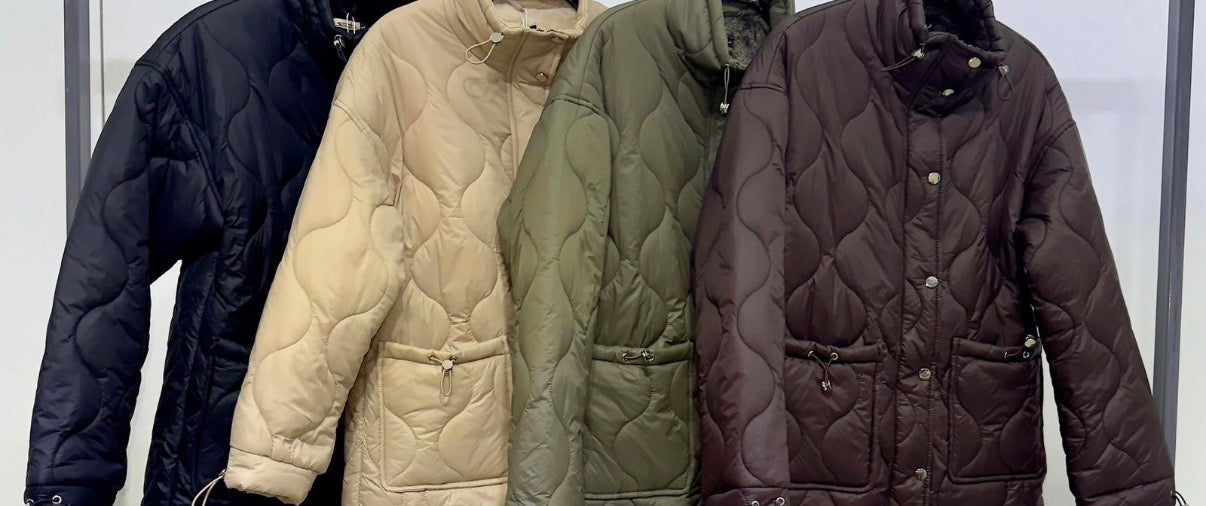 Parka Acolchada Con Chiporro