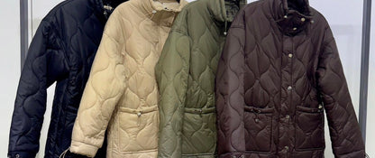 Parka Acolchada Con Chiporro