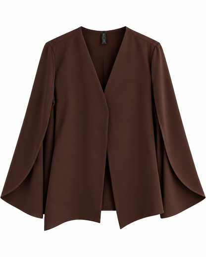 Blazer Pia Tela Gabardina