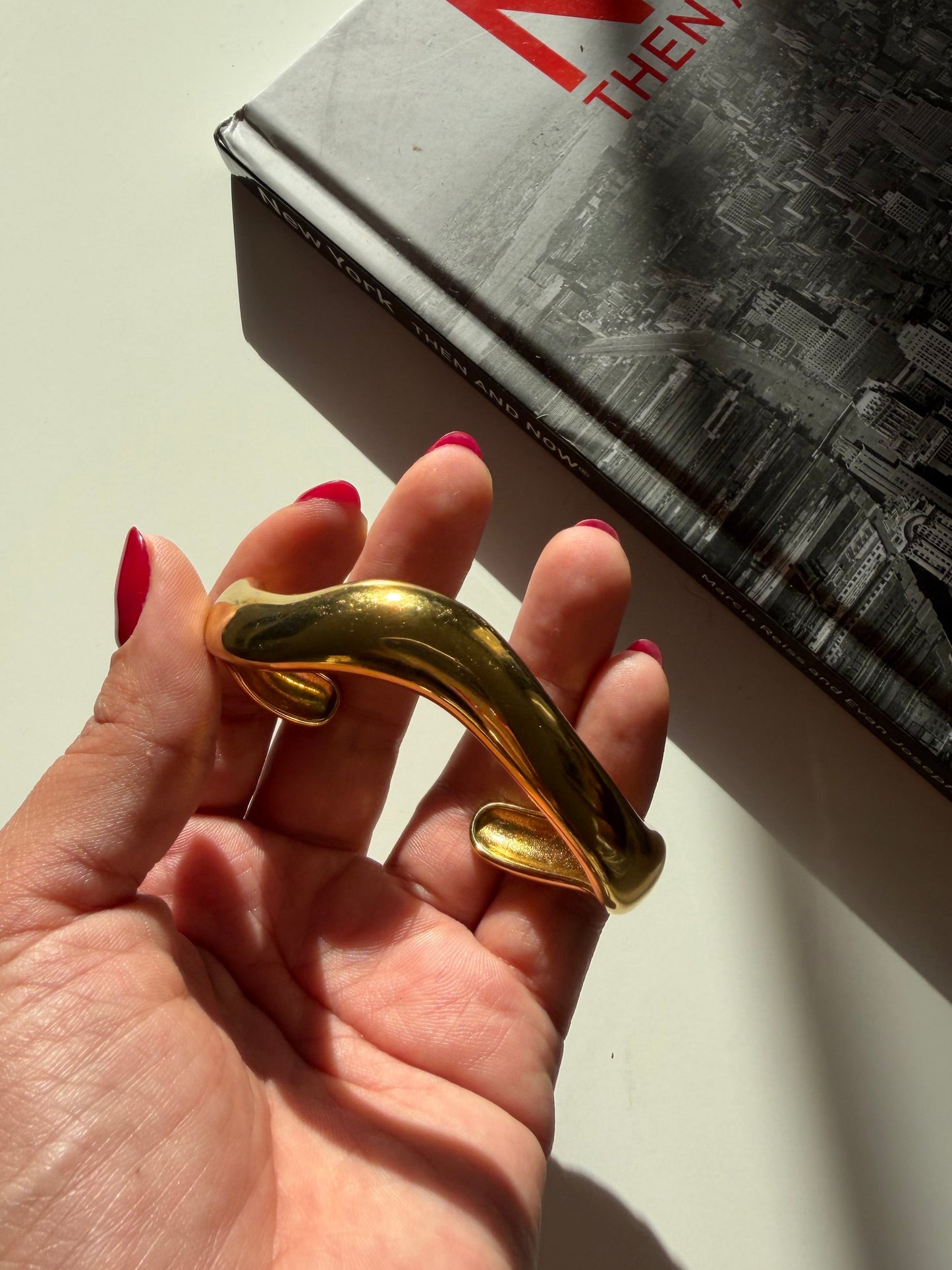 Pulsera esclava Dorada Acero Quirúrgico