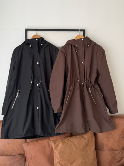 Chaqueta Impermeable Con Chiporro & Gorro