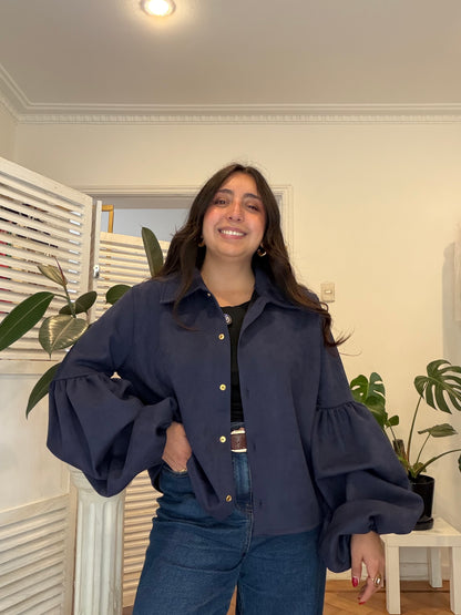 Camisa Gracia Tela Agamuzada