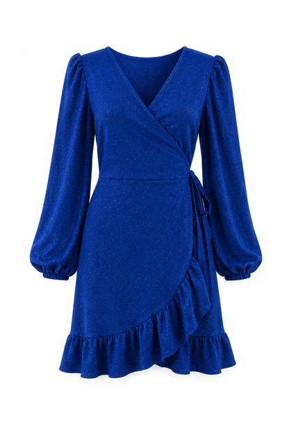 Vestido Maciel Corto Tela Sofia Brillos