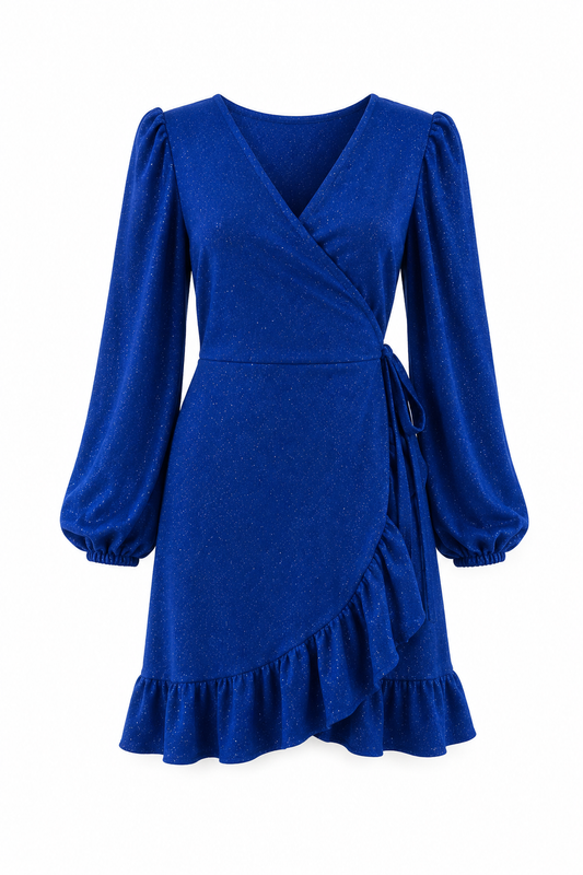 Vestido Maciel Corto Tela Sofia Brillos