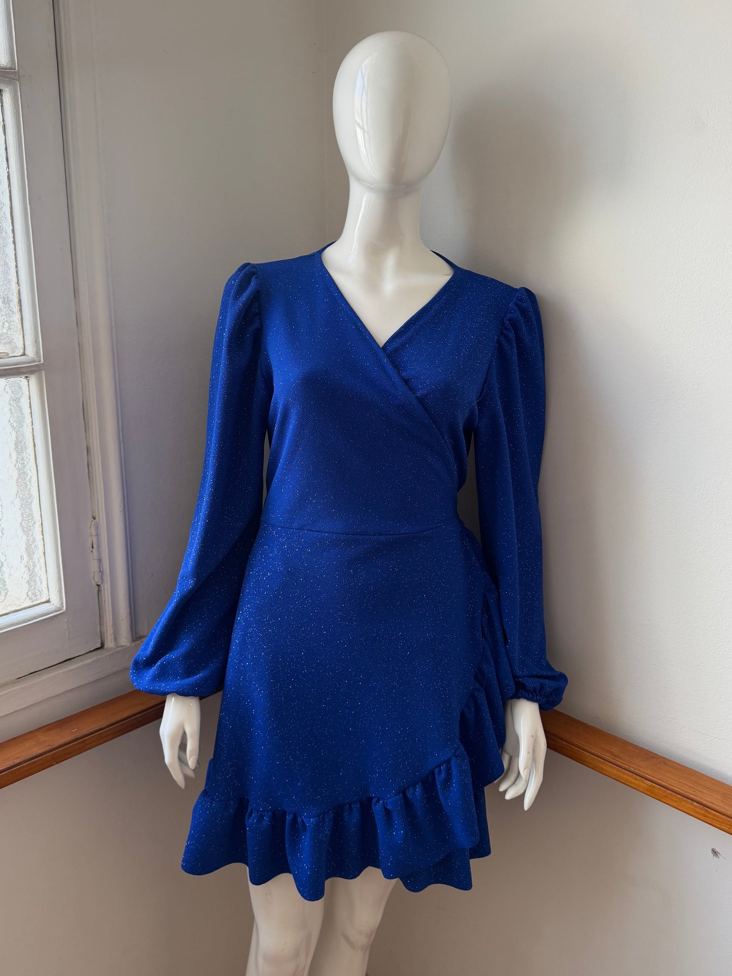 Vestido Maciel Corto Tela Sofia Brillos