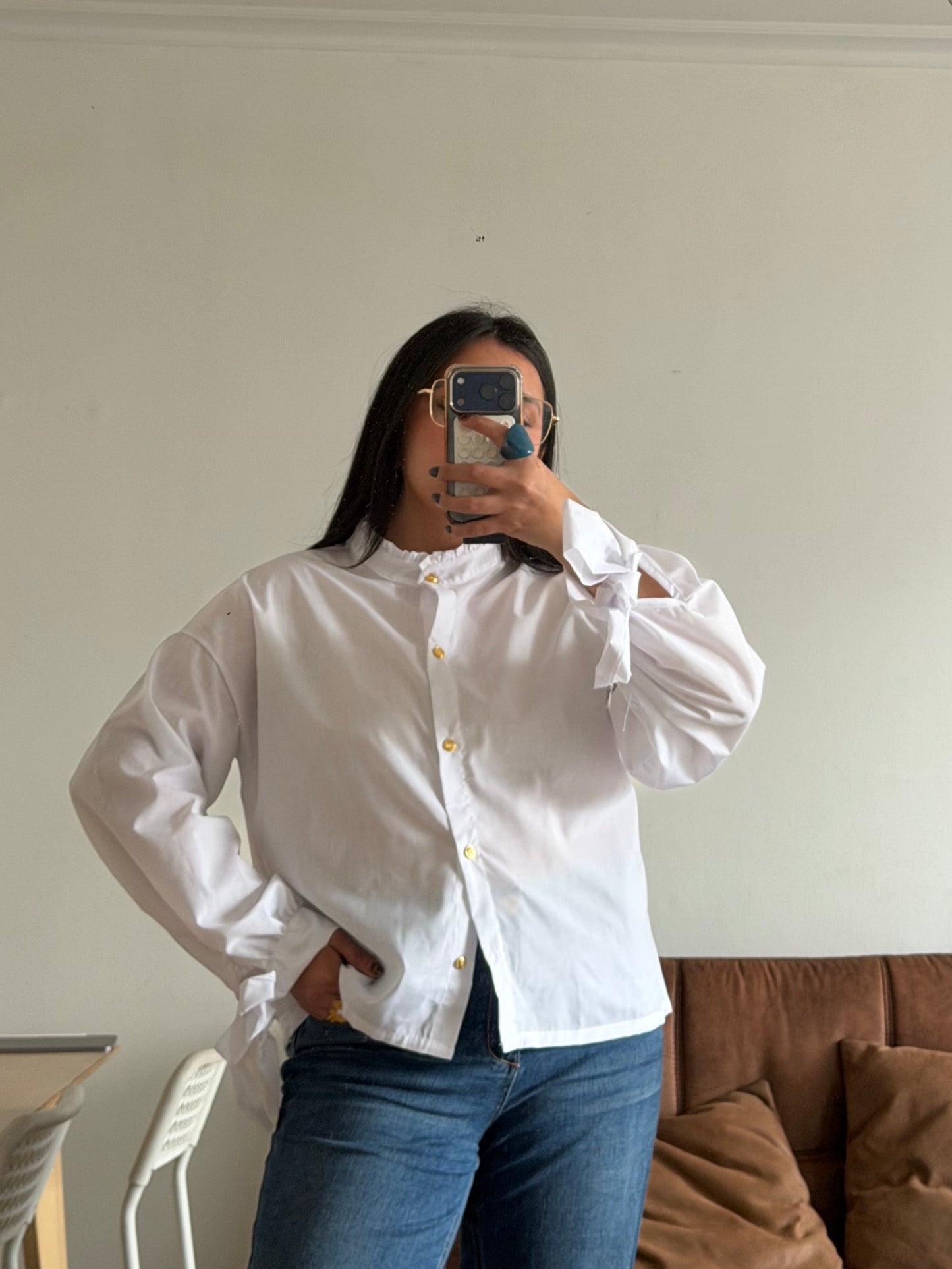 Camisa Viviane Tela Popelina