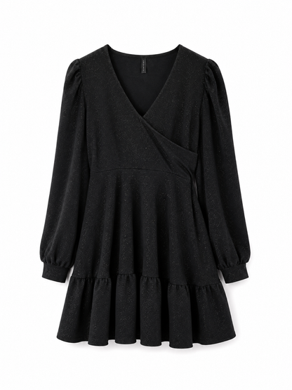 Vestido Angelica Corto Tela Sofia Brillos