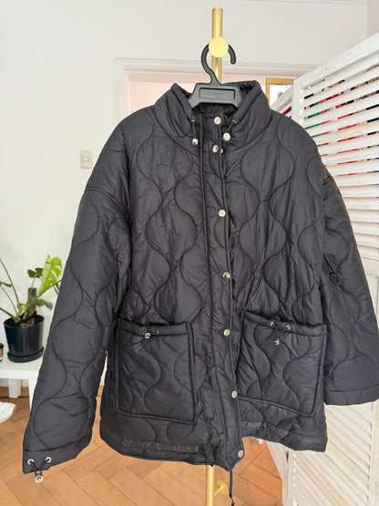Parka Acolchada Con Chiporro