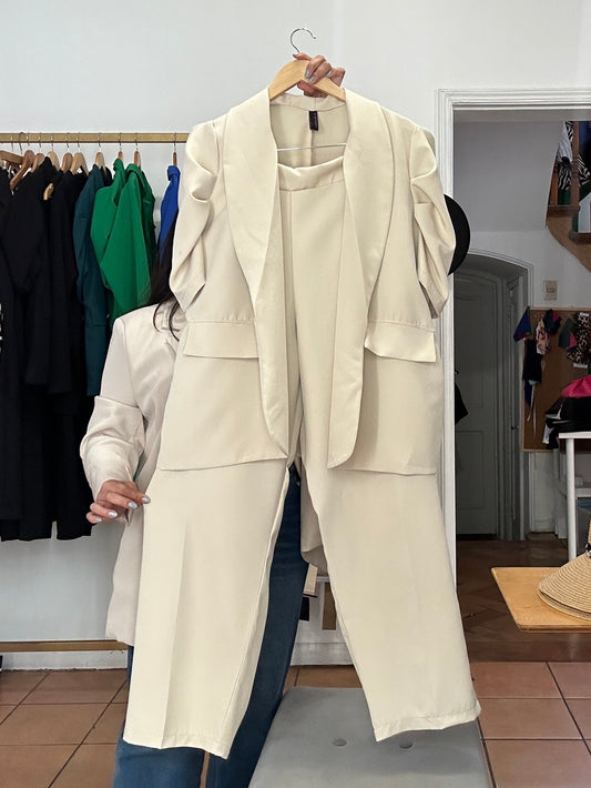 Conjunto Siena Pantalón Largo Tela Gabardina