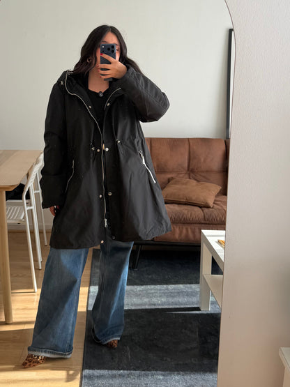 Chaqueta Impermeable Con Chiporro & Gorro