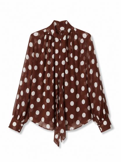Blusa Puntos Gasa