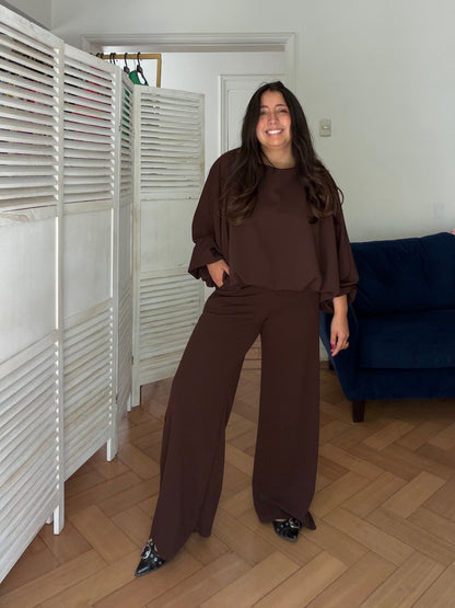 Polera Elasticada Isidora Tela Scuba