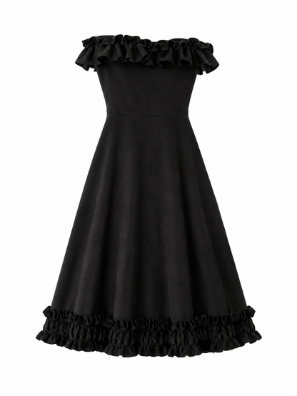 Vestido Paula Midi Agamuzado
