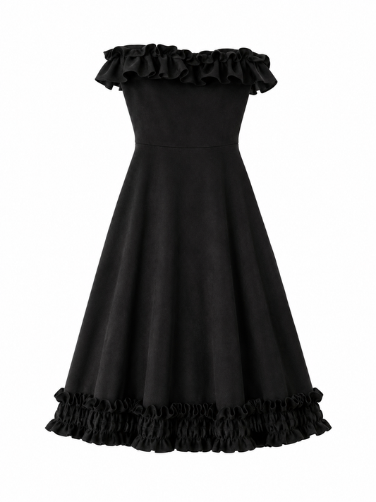 Vestido Paula Midi Agamuzado