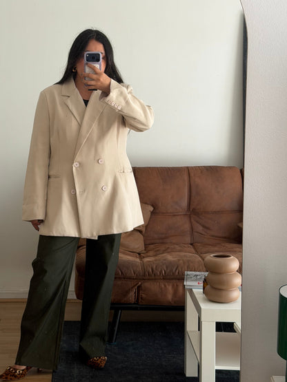 Pantalón Gabardina Elasticada Con Polar Por Dentro 9043