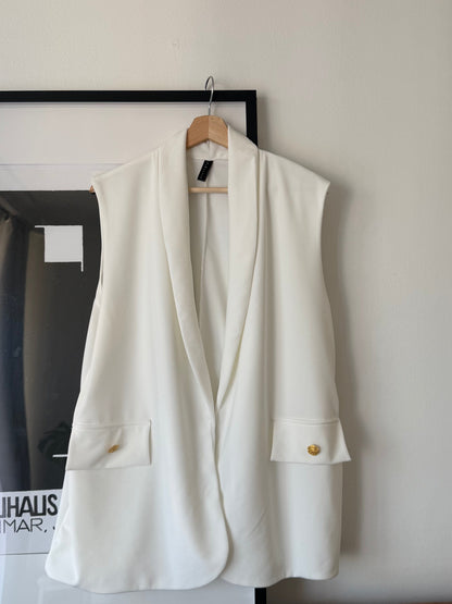 Blazer Siena Sin Manga Tela Scuba