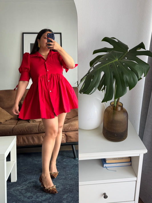 Camisa Meghan Manga Corta Princesa