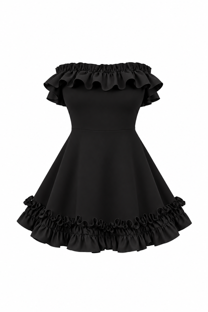 Vestido Strapless Paula Tela Sofia