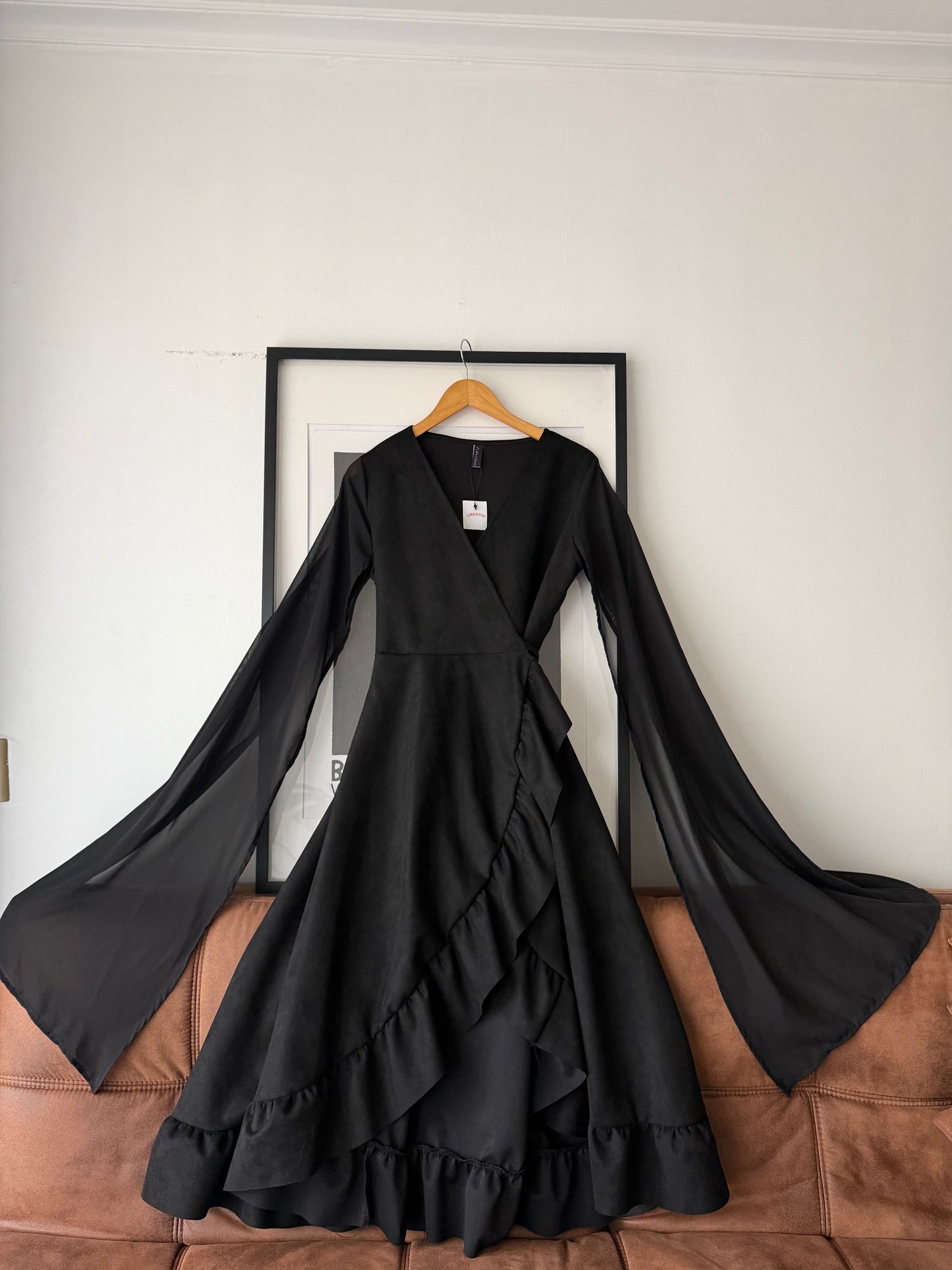Vestido Maciel Party Midi Tela Agamuzada