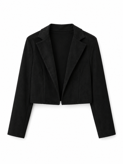 Chaqueta Corta Romina Tela Agamuzada