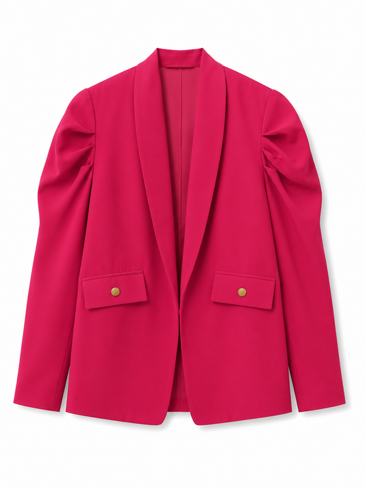 Blazer Siena Manga Larga Tela Gabardina
