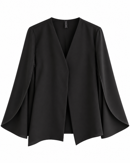 Blazer Pia Tela Gabardina